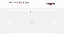 Desktop Screenshot of doerr-luebben.de