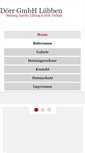 Mobile Screenshot of doerr-luebben.de