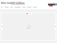 Tablet Screenshot of doerr-luebben.de